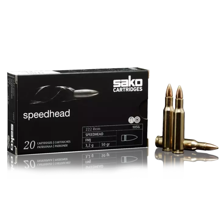 Sako Speedhead .222Rem 3,2g - Kiväärin patruunat - 6438053999912 - 1