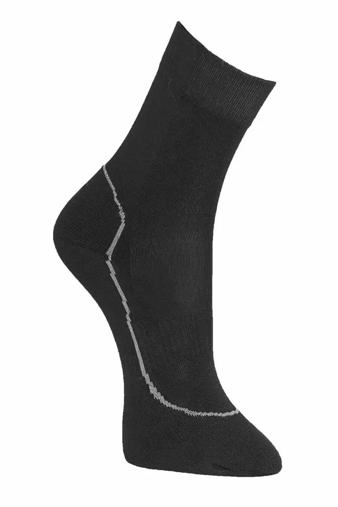 Tesema Bambu Sport -sukat musta-harmaa - Sukat - 6416889249302 - 1