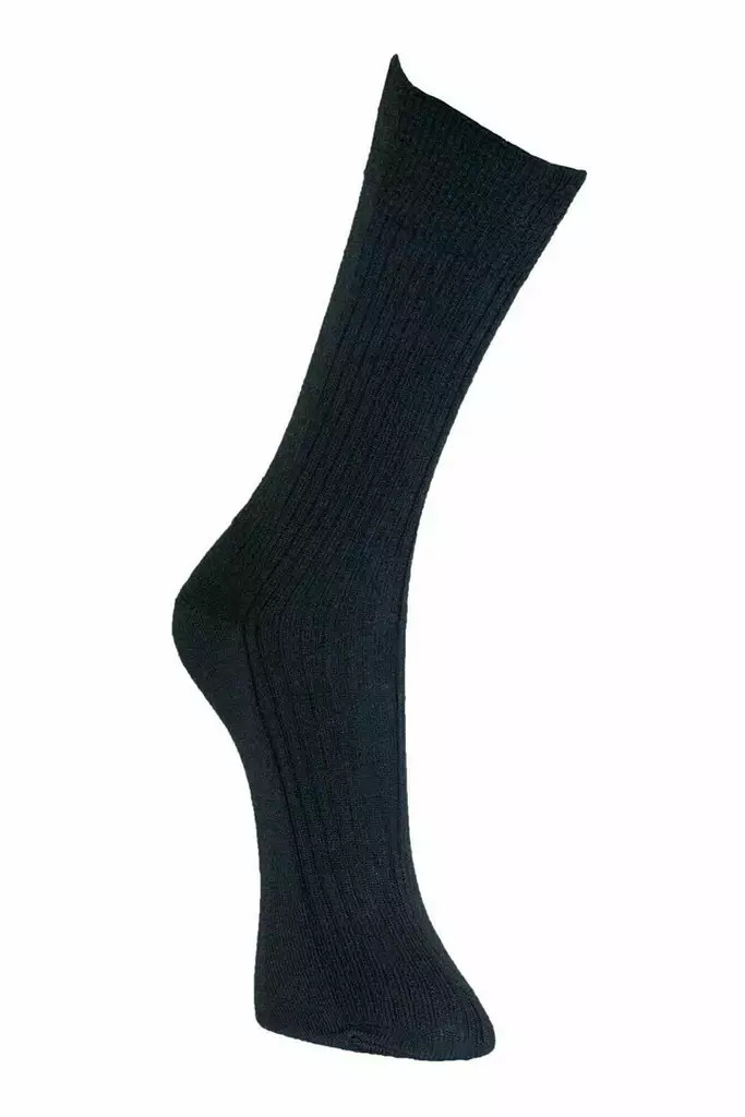 Tesema Merinovillasukka kiristämätön, tummanharmaa - Sukat - 6416889187932 - 1