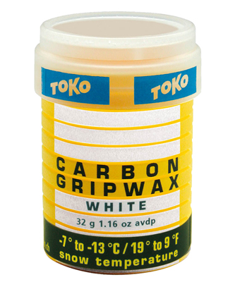 ToKo Carbon GripWax White 32 g - Suksivoiteet ja tarvikkeet - 76418372 - 1