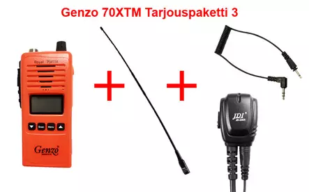 Genzo Royal 70 XTM vhf tarjouspaketti Sordin - Metsästys VHF - genzo70XTMpaketti3 - 2