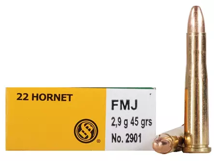 Sellier & Bellot .22 Hornet 2,9g FMJ - Kiväärin patruunat - 8590690330003 - 1