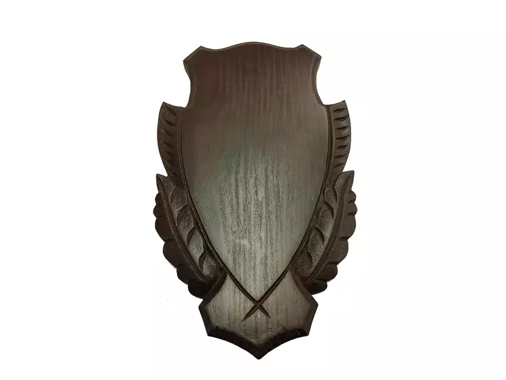  Trofee taustalevy Ruskea 24cm x 13cm - Trofeetarvikkeet - 109050000003 - 1