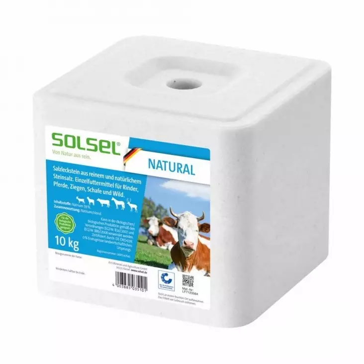 Solsel Natural 10kg nuolukivi - Riistan ruokinta - 4003885240543 - 1