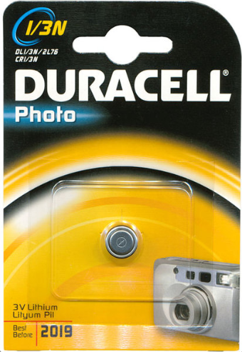 Duracell 3V Lithium DL1/3N 160mAh - Paristot - 5000394003323 - 2
