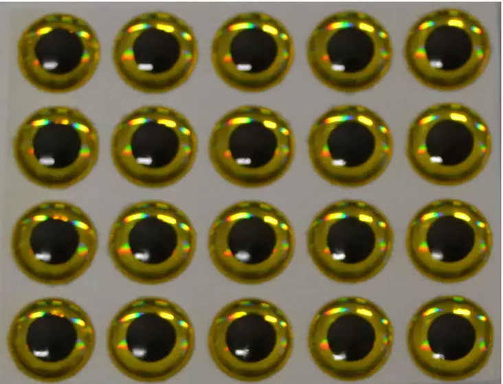 Eumer epoxi 3D-silmät 9,0mm holokulta - Kuulapäät ja silmät - 6430028187713 - 1