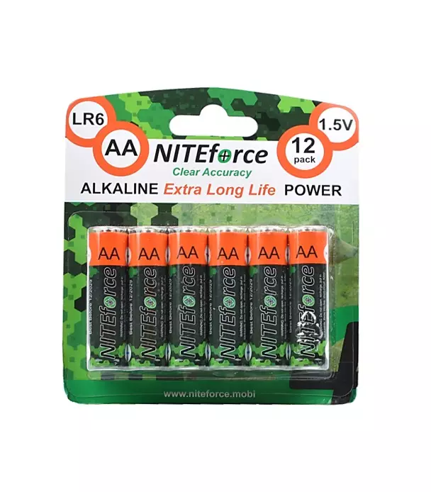 Niteforce AA Alkaline paristo 1,5V 12kpl - Paristot - 6430061581813 - 1