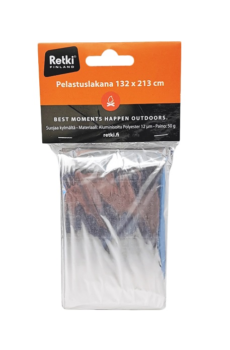 Retki Pelastuslakana/lämpöpeite - Muut ensiapuvälineet - 6418536008393 - 1