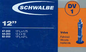 Schwalbe DV1 Sisäkumi 12" - Polkupyörän sisärenkaat - 4026495099783 - 1