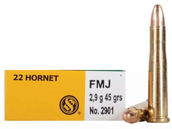 Sellier & Bellot .22 Hornet 2,9g FMJ - Kiväärin patruunat - 8590690330003 - 1