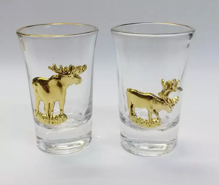 Snapsilasit Hirvi & Metsäpeura (2kpl) - Metsästäjälle - 6430018777283 - 1