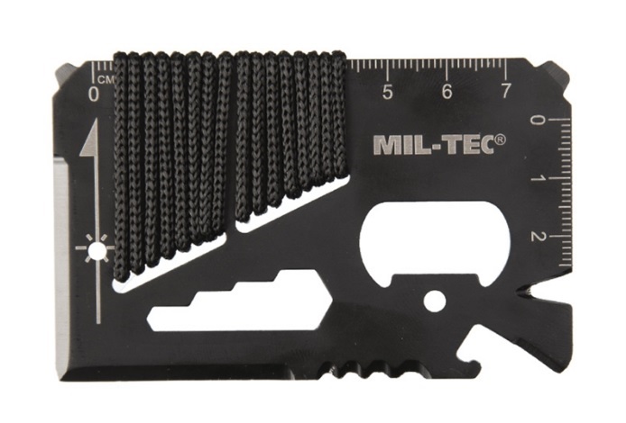 Survival tool-card paracord kotelolla - Muut työkalut - 4046872400933 - 1