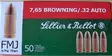 Sellier & Bellot 7,65 Browning/.32 Auto - Pistoolin ja revolverin patruunat - 8590690310234 - 1