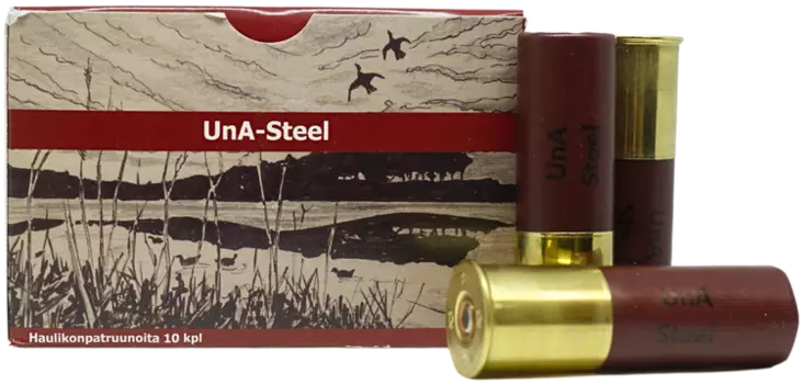 Una Steel 12/76 36g no. 2 10 kpl - Korvaavat haulikon patruunat - 6430068624124 - 1