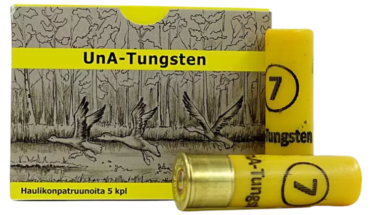 UnA Tungsten 20/70 24g no. 7 5 kpl - Korvaavat haulikon patruunat - 6430068625374 - 1