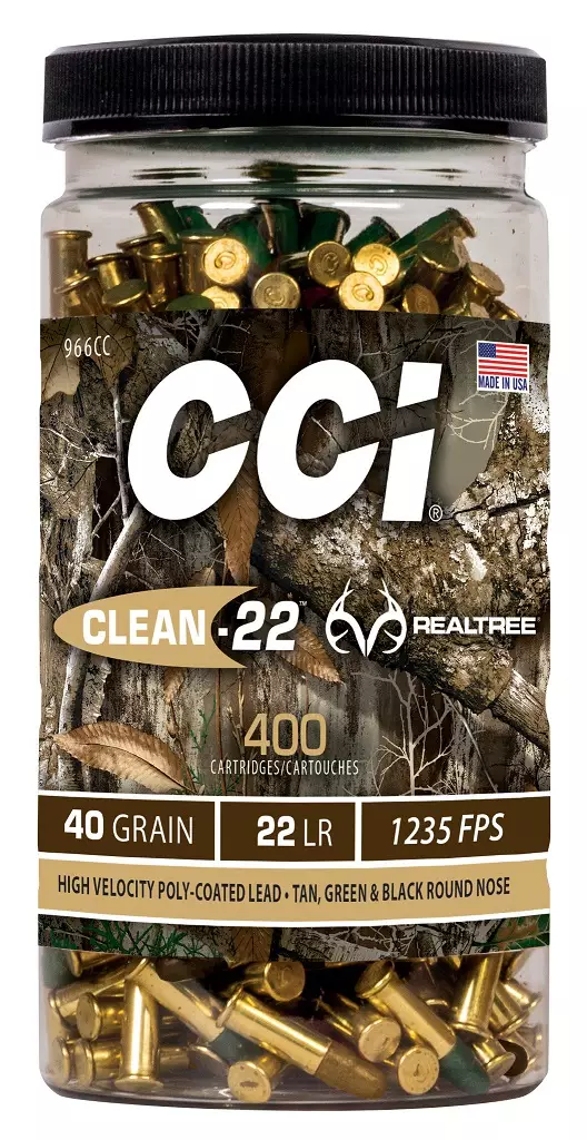CCI Clean-22 Realtree 2,6g .22LR - Pienoiskiväärin patruunat - 604544671674 - 1