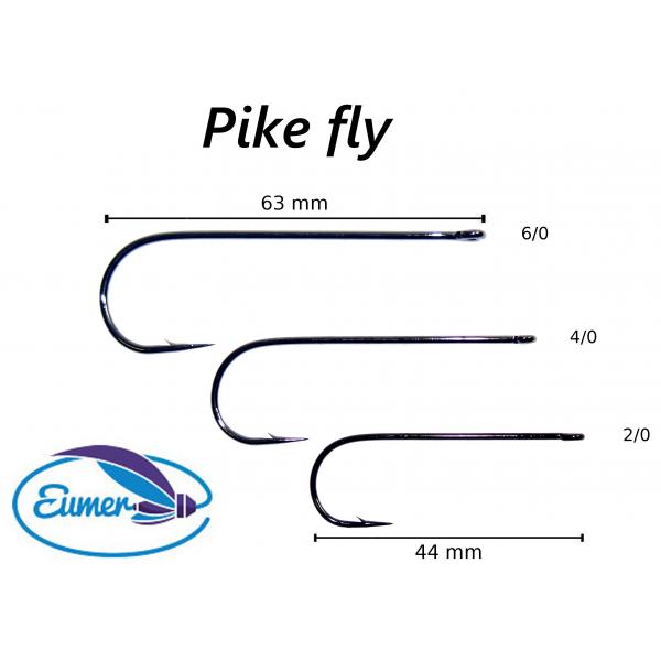 Eumer perhokoukku, Hauki #2/0, 25kpl/pss - Perhokoukut - 6430037100734 - 1