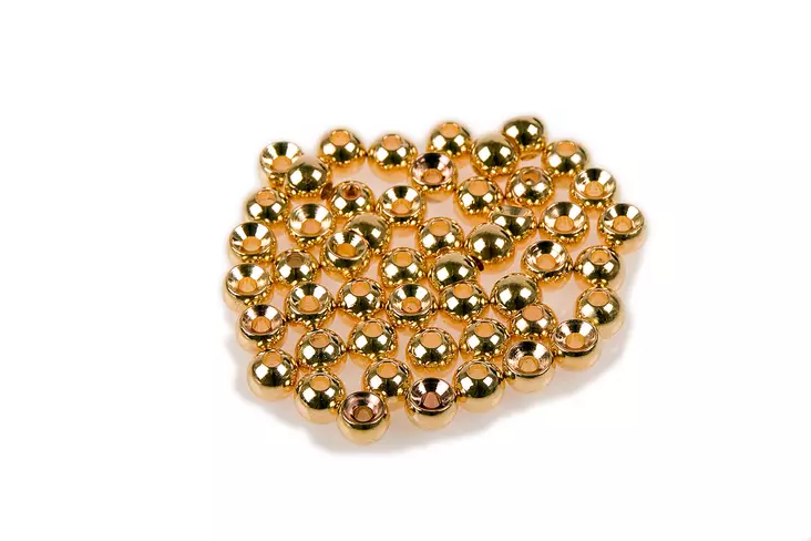 Messinkikuula 3,8mm kulta 50kpl - Kuulapäät ja silmät - 6430021450074 - 1