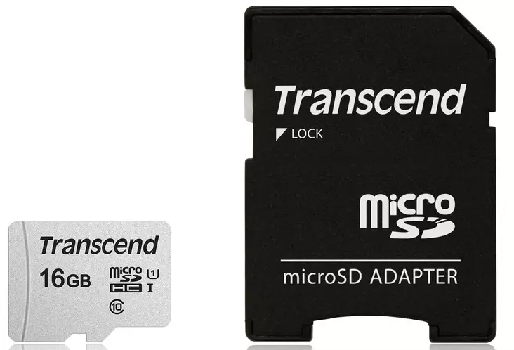 Muistikortti Transcend 16GB microSD - Muistikortit - 0760557842064 - 1