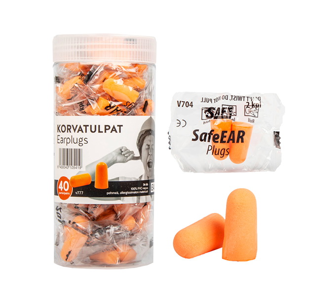 SAFE Ear korvatulpat 34dB (pari) - Perinteiset Kuulosuojaimet - V704 - 1
