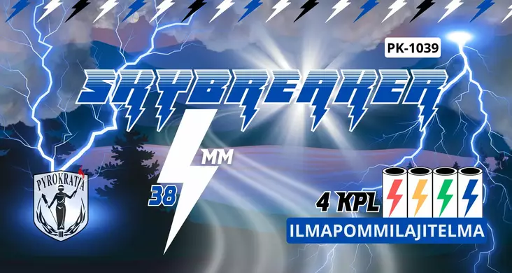 Skybreaker ilmapommi 4 kpl - Ilmapommit - 6429811303454 - 1
