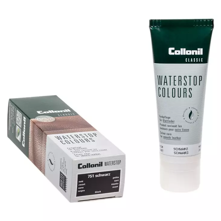 Waterstop Colours 75ml - Musta-751 - Jalkineiden hoitotarvikkeet - 4002092087514 - 1