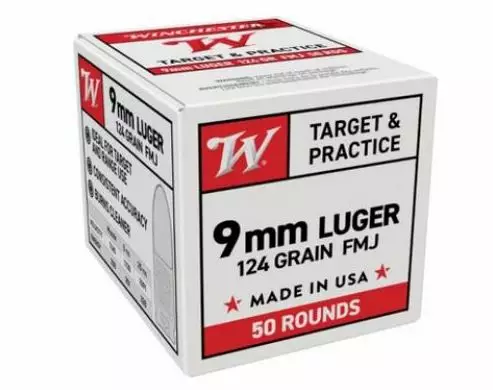Winchester Super-X Target Practice 9mm Luger - Pistoolin ja revolverin patruunat - 020892234598 - 2