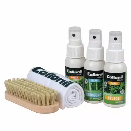 Collonil Organic Starter Kit nahanhoitosetti lahjaksi paras ja tehokkain puhdistussetti kengille - Hoitoaineet ja kyllästeet - 4002092053465 - 2