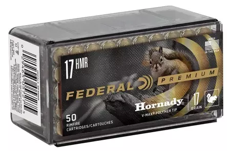 Federal .17HMR Hornady V-MAX 17gr - Pienoiskiväärin patruunat - 029465057275 - 1