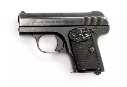 Haenel Suhl Schmeisser cal 6.35mm taskupistooli - Käytetyt pistoolit - HAENELSUHL635 - 1