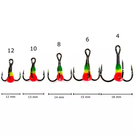 Jasu 3-haarainen värikoukku papukaija - Muut Pilkit ja Koukut - 6430030457125 - 1