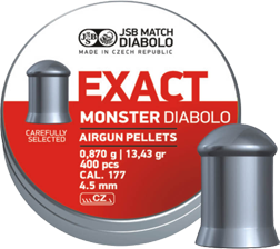 JSB Exact Monster 4,52mm - Ilma-aseiden Luodit 4,5 mm - 164155 - 1