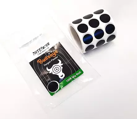 Niteforce Paikkatarrat 16mm musta - Maalitaulut - 6430061581585 - 2