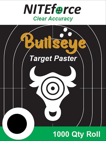 Niteforce Paikkatarrat 16mm musta - Maalitaulut - 6430061581585 - 1