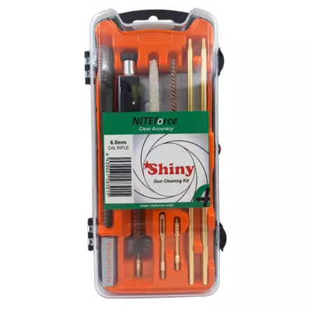 Niteforce Shiny 6,5mm puhdistussarja - Aseen puhdistuspuikot ja -setit - 6430061583015 - 1