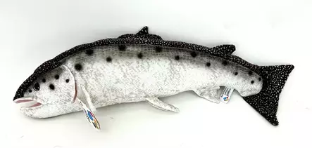 Pehmokala Hyppäävä Lohi 43cm - Lapsille - 313065 - 2