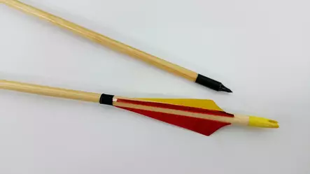 Puunuoli Vaistojouseen 3,5" Luonnonsulka 11/32" - Perinnejousiin - puunuoli40-45 - 1