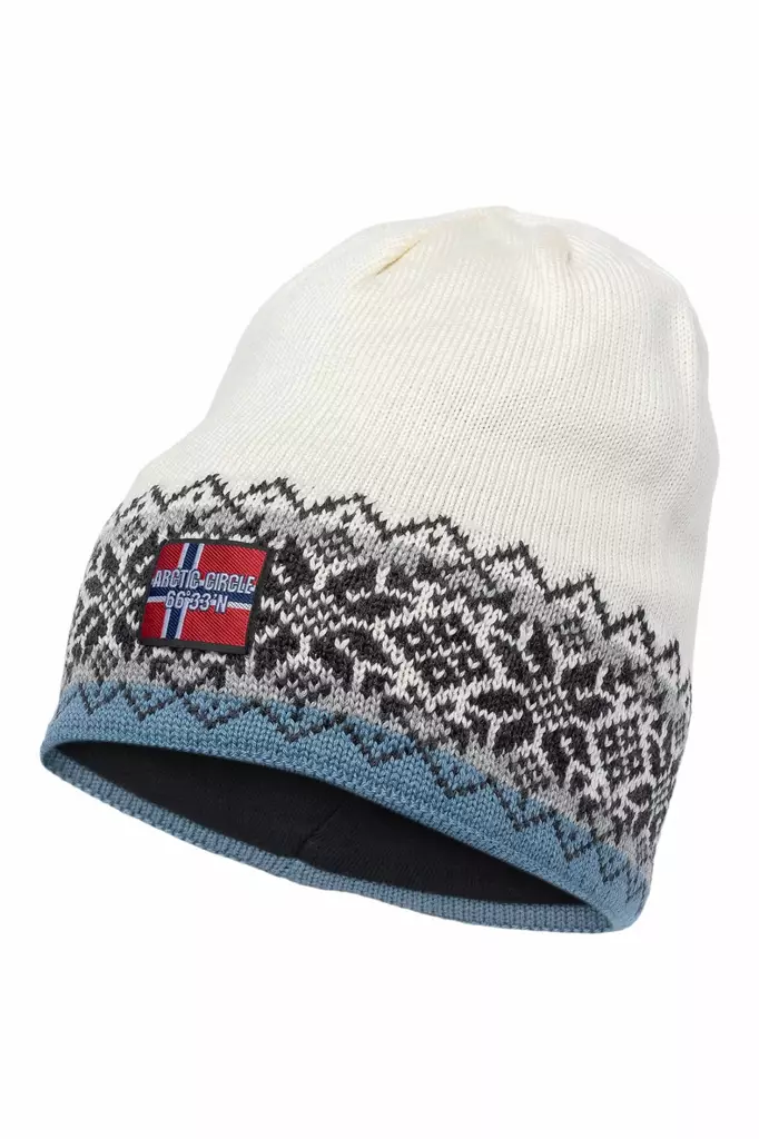 Arctic Circle Odin merinopipo Valko-sini-harmaa - Pipot - 7023791013885 - 1