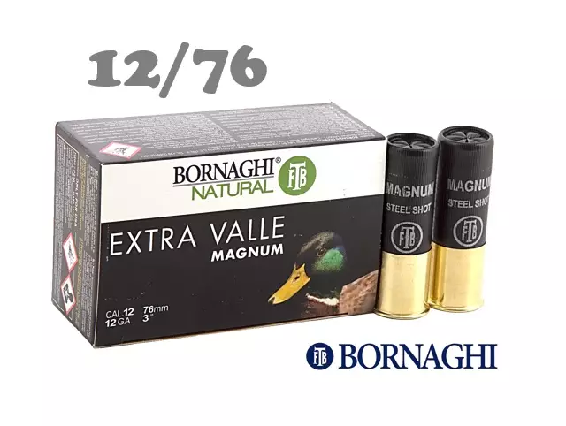Bornaghi Extra Valle Steel Magnum 35g 12/76 - Korvaavat haulikon patruunat - HAU-020-5 - 1