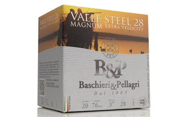 B&P Valle Steel 28g Magnum 20/76 - Korvaavat haulikon patruunat - 8034134049965 - 1