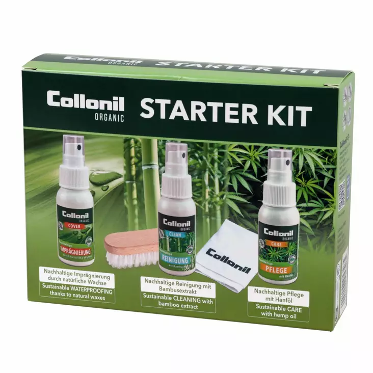 kätevä lahja lahjaidea hoitoaina kylläste puhdistisaine nahalle nahan hoitoCollonil Organic Starter Kit nahanhoitosetti - Hoitoaineet ja kyllästeet - 4002092053465 - 1