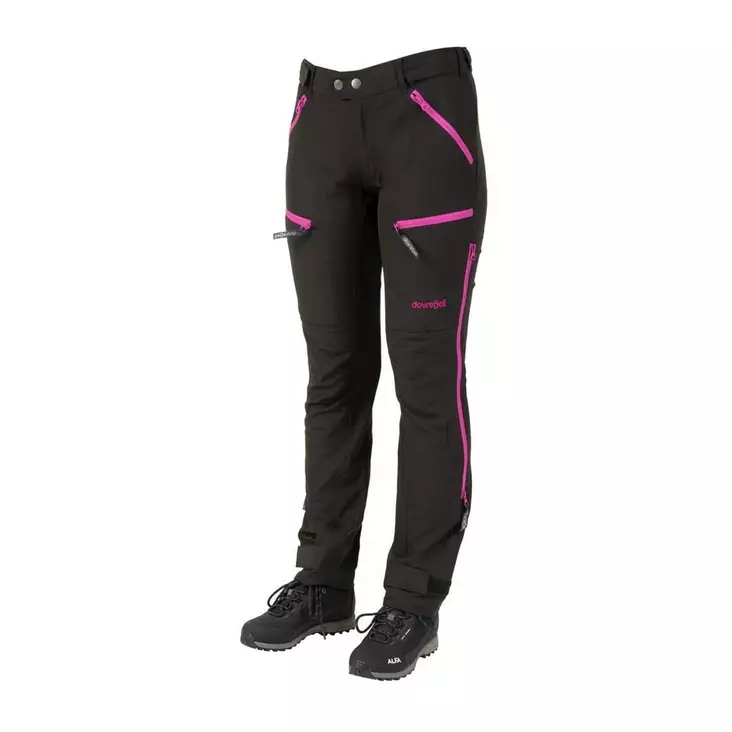 Dovrefjell Custom fit naisten housut, Black Purple - Kalvottomat housut - 7071217033085 - 1