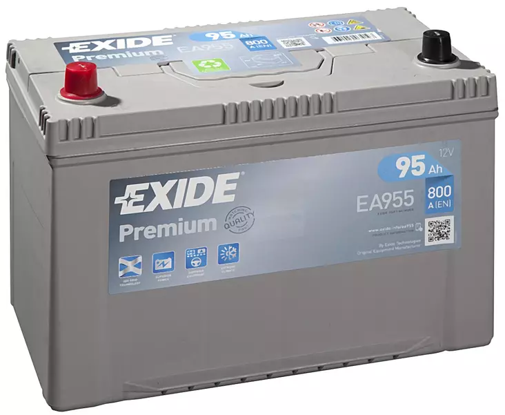 Exide Premium akku EA955 12V 95Ah - Exide akut - EA955 - 2