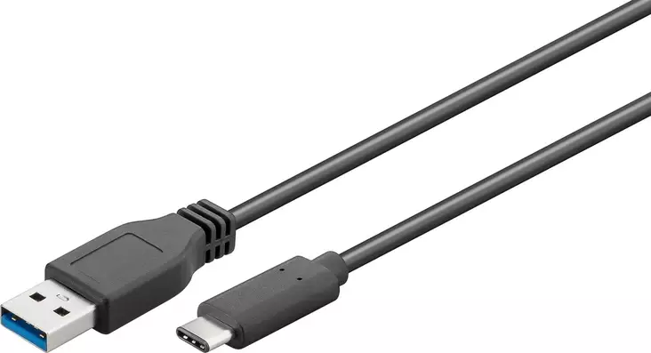 Goobay USB A-uros/USB C-uros 3.0 1m - Puhelin- ja tablettitarvikkeet - 4040849678905 - 1