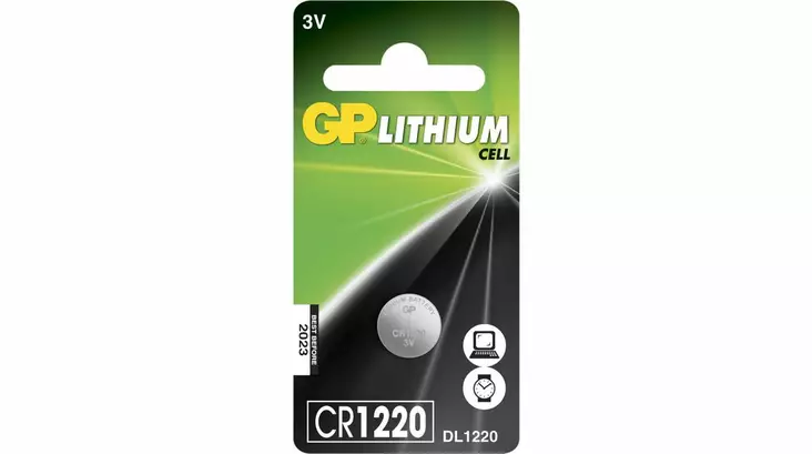 GP Lithium CR1220 3V -paristo - Paristot - 4891199001345 - 1