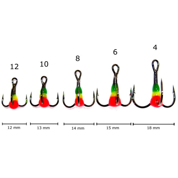 Jasu 3-haarainen värikoukku papukaija - Muut Pilkit ja Koukut - 6430030457125 - 1