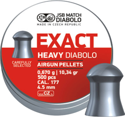 JSB Exact Heavy 4,52mm - Ilma-aseiden Luodit 4,5 mm - 8594180450455 - 1