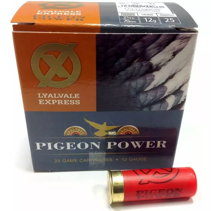 Lyalvale Express Pigeon Power 29g No. 6 - Haulikon patruunat - pigeonpwr29g6-25 - 1