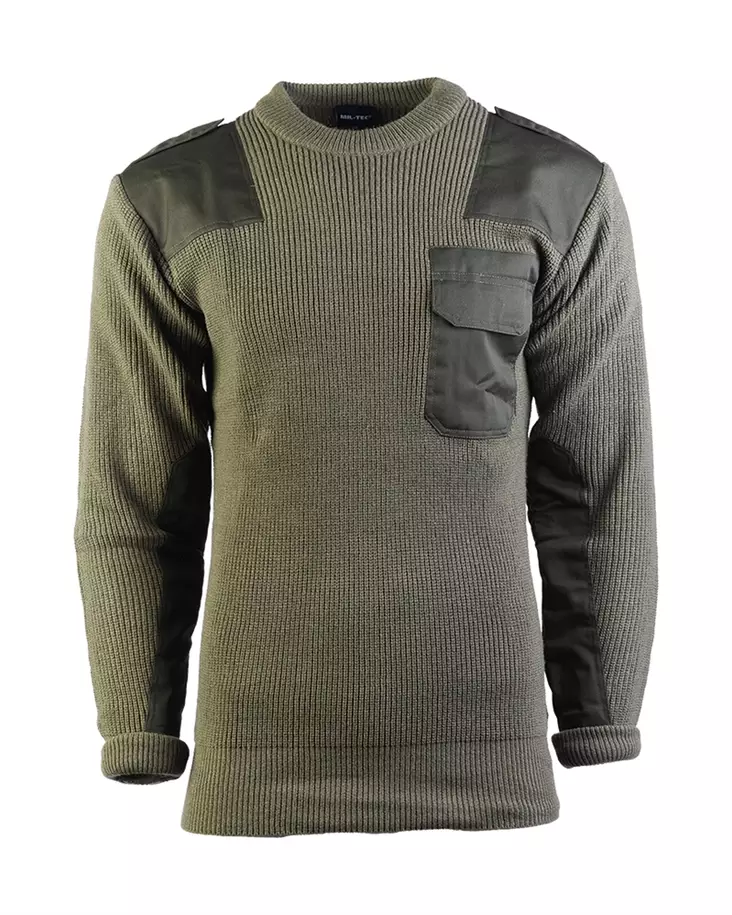 Mil-Tec BW Villapaita Akryyli OD vihre=C3=A4 - Villapaidat - 4046872112225 - 1