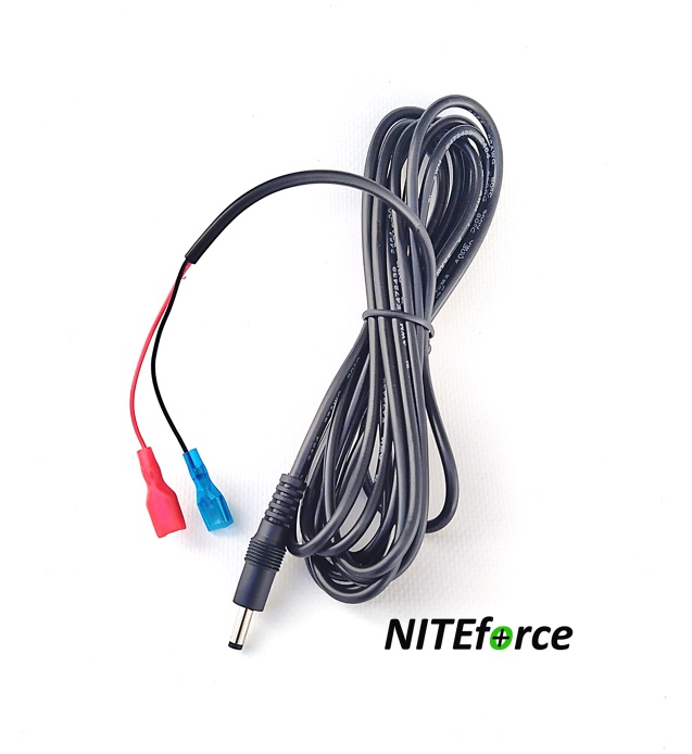 Niteforce Akkukaapeli 6V/12V 3,0m - Riistakameroiden oheistuotteet - 6430061581745 - 1